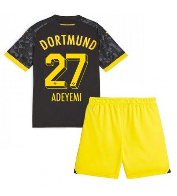 Maillot de foot Borussia Dortmund Karim Adeyemi #27 Extérieur enfant 2023-24 Manches Courte (+ pantalon court)